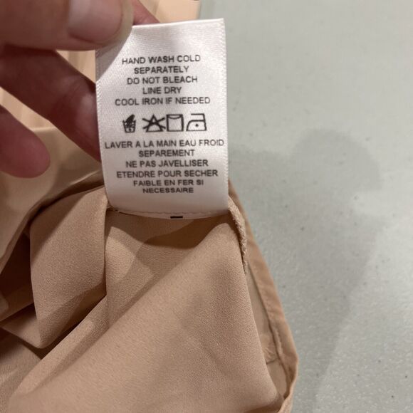 Pleione Women Medium Pink 3/4 Sleeve Blouse Flowy Preppy Romantic‎ Whimsy - Picture 12 of 13